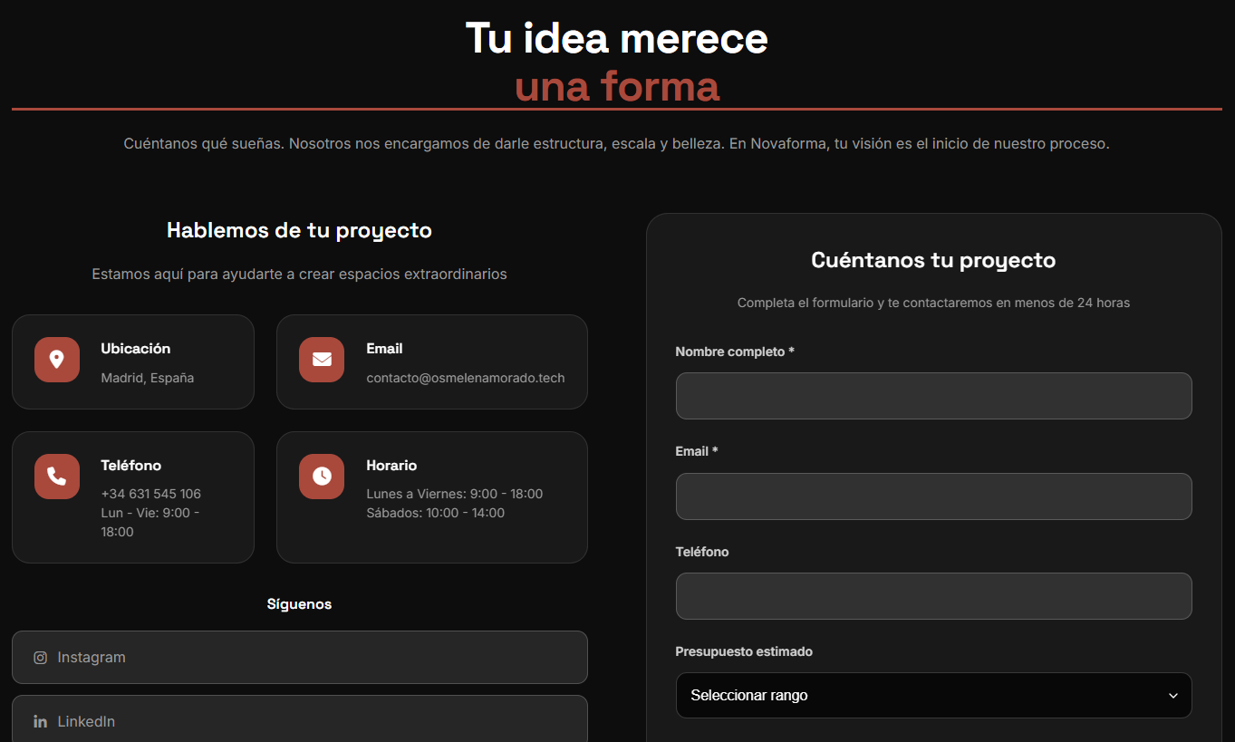 Interacción de scroll con animaciones suaves y experiencia visual fluida